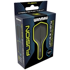 Darts Shaft n Flight Fusion Black Short