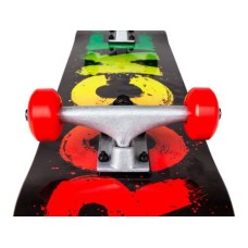 Skateboard Rasta Fade 8 inch Rocket