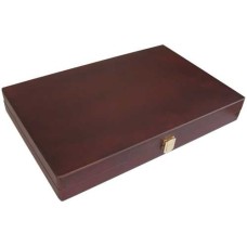 Backg.case wood brown 35x23 cm.stonecomp.