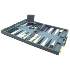 Backgammonkoffer 38 cm Grijs/wit/zwart
* Verwacht week 19 *