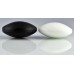 Go-stenenset glas wit/zwart 22x8mm.2x180