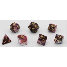 Dobbelstenen Bruin/Wit 7 set Brick