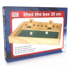 Shut the box dice game small 28x20x3 cm.