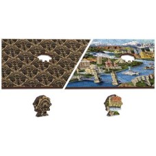 Wooden puzzle World Landmarks XL 600