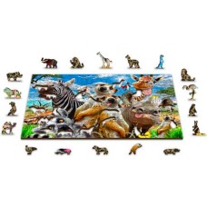 Wooden puzzle Welcome to Africa XL 600