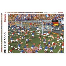 Puzzel Voetbal,F.Ruyer,Comic 1000st.Piatnik