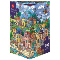 Puzzle Happy Town 1500 Trianq.Heye 29744
