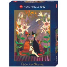 Puzzel Lilies,Wachtmeis.1000 Heye 29819 
* levertijd onbekend *