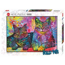 Puzzel Devoted 2 Cats 1000 Heye 29864