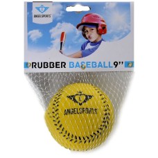 Baseball soft rubber yellow 70 mm.