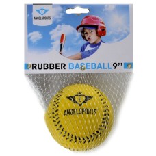 Baseball PVC cover yellow stitched in net