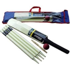 Cricketset in tas maat 5 bat/wicket/bal
* laatste *
