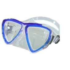 Divingmask KID Blue Transp.Silicone Shallow