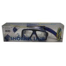 Diving SET RIMINI Silicone Blue Shallow