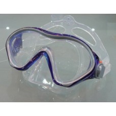 Duikmasker CARINA Jr.Silicone Blauw Shallow