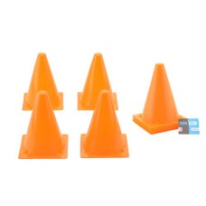 Cone set 4 pieces orange 17 cm