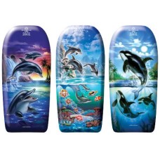 Bodyboard 84 cm print Fish/Seals/Dolphins