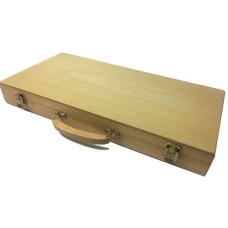 Poker-Case Wood for 500 Chips Empty