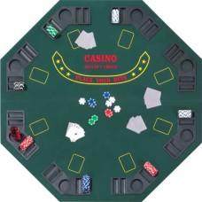 Poker-Table-Top Oct.foldb./cups 49x49x1 inch