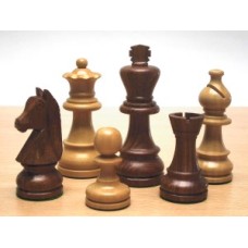 Chessmen Staunton 6 Boxwood/Acacia.W+F 93mm.
* delivery time unknown *
