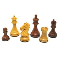 Chessmen Reign Knight Acacia/Boxw.DW/F 96mm