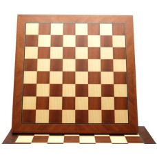 Chessboar.Mahog/maple diagon f 55mm 52cm