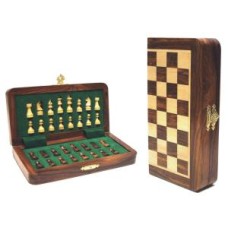 Chess-folding cass.inlaid magnet.19x9x3cm.