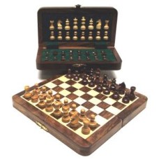 Chess-folding cass. HOT inlaid magnetic 25x13x4.5cm.