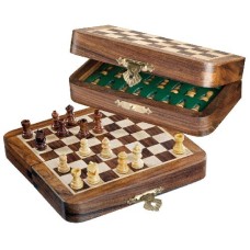 Chess Travelset Mini-magnetic folding 16 cm.