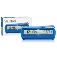Schaakklok DGT 1500 digitaal blauw Schaakklok DGT 1500 digitaal blauw