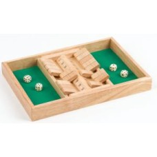 Shut the box dobbelspel Dubbel 9 34x23x4cm.
* verwacht half juni *