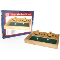 Shut the box dobbelspel klein 28x20x3cm.HOT