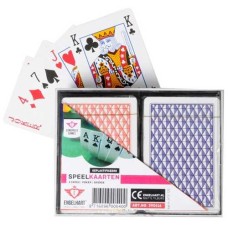 Playing cards-Set plastified,double casette