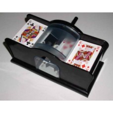 Card shuffler manual control