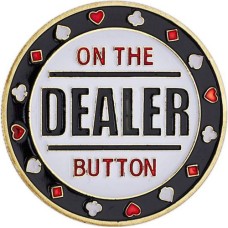Dealerbutton Poker Metaal 4 cm. Dealerbutton Poker Metaal 4 cm.