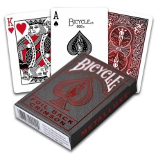 Pokerkaarten Bicycle- Metallux Red