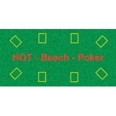 Poker Beach Towel green 140x70 cm