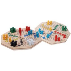 Ludo Jumbo XL 50cm.wood double 4+6 players
* delivery time unknown *