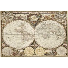 Wooden puzzle Antique world map XL 600