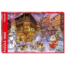 Puzzle Christmas Village, Comic 1000 p. Piatnik
