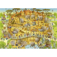Puzzle African Habitat 1000 pc.Heye 29639