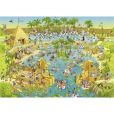 Puzzle Nile Habitat,Comic 1000 Heye 29693