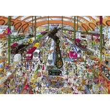 Puzzle Train Station 2000 Trian.Heye 29730