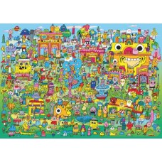 Puzzel Doodle Village 1000 Heye 29936