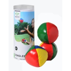 Juggling balls set of 3 balls large, in tube